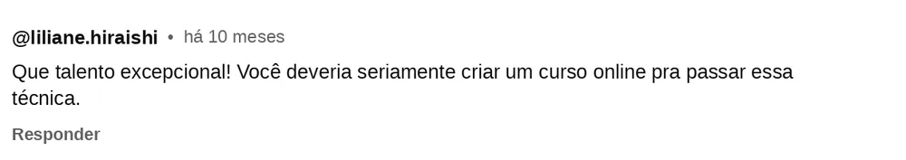 Comentário de seguidor pedindo um curso de animação do Carne Moída (4 de 25)
